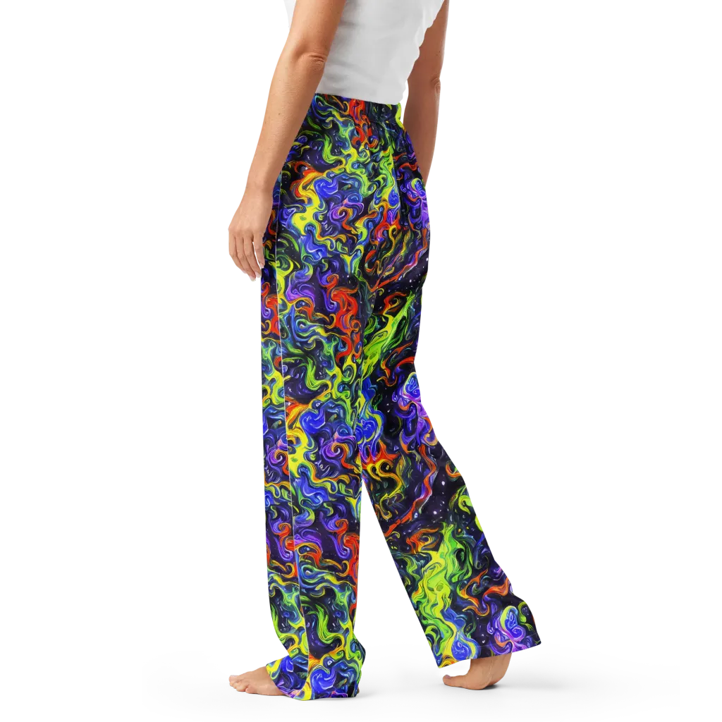 Color Tempest on Women's Pajama Pants — Left