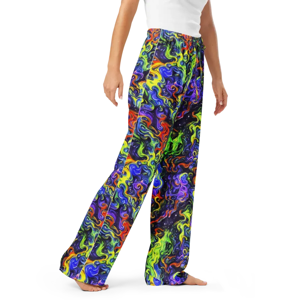Color Tempest on Women's Pajama Pants — Right Front