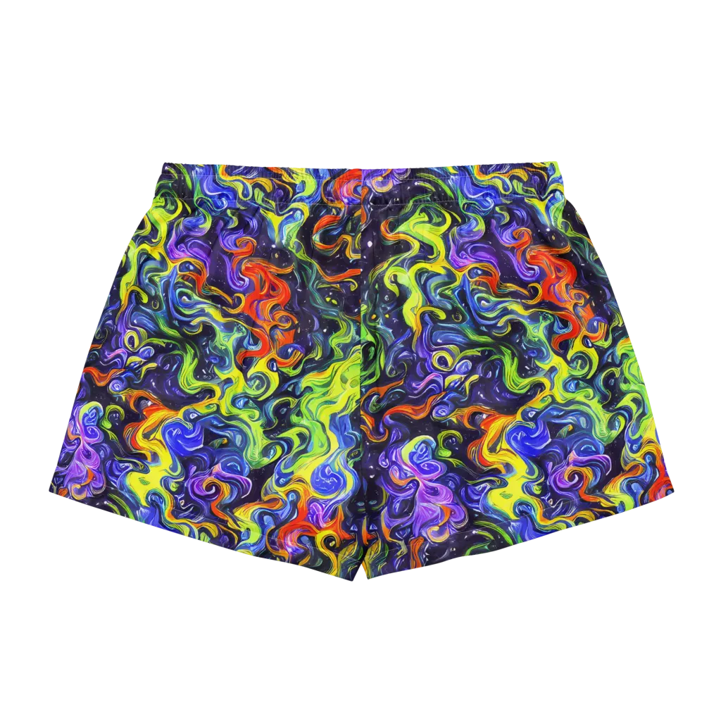 Color Tempest on Women's Pajama Shorts — Back