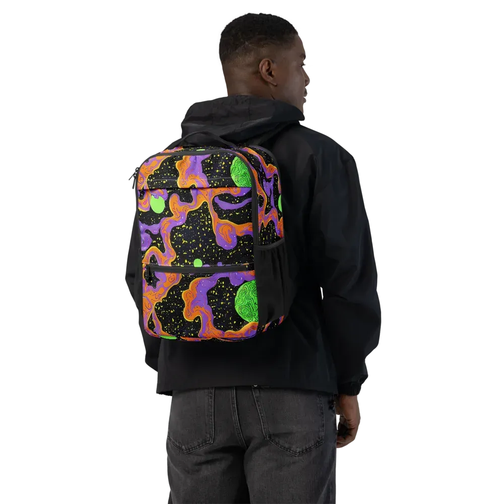 Purple Voltage on Utility Backpack — Back