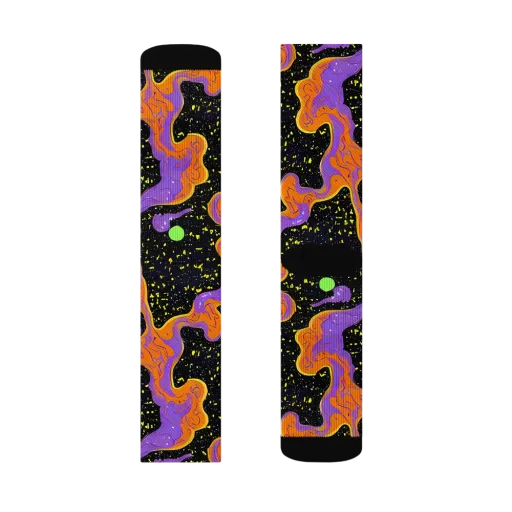 Purple Voltage on a Socks