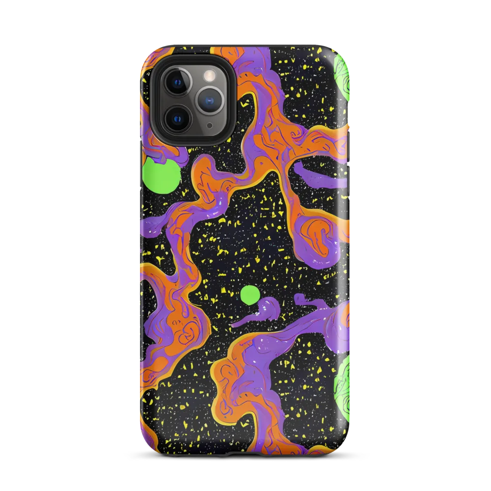 Purple Voltage on Tough Case for iPhone® — Front
