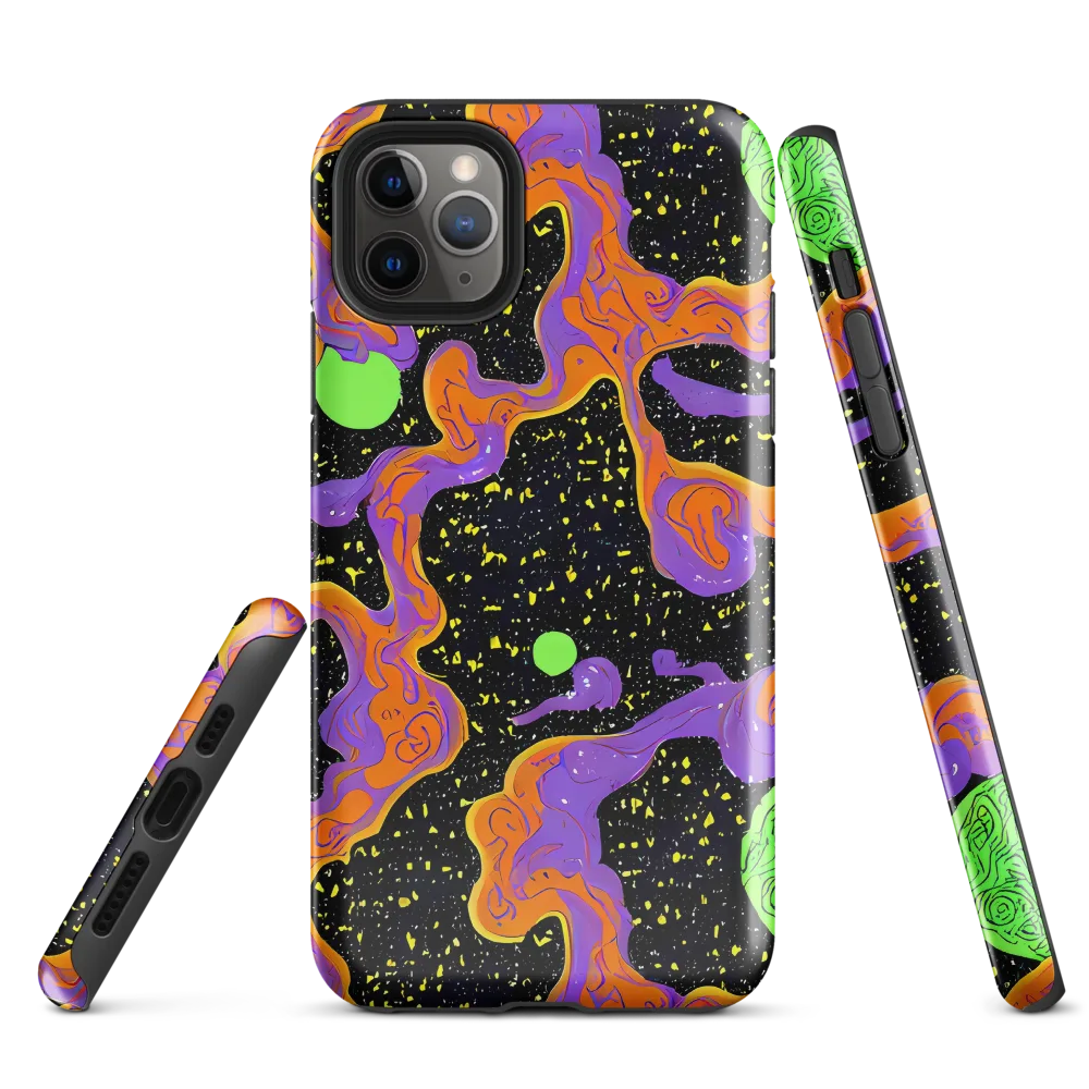 Purple Voltage on Tough Case for iPhone® — Front