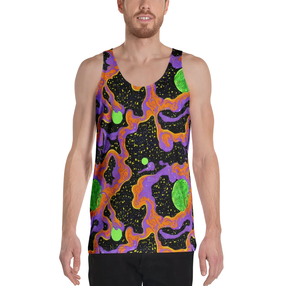 Purple Voltage on Men's Tank Top — Front