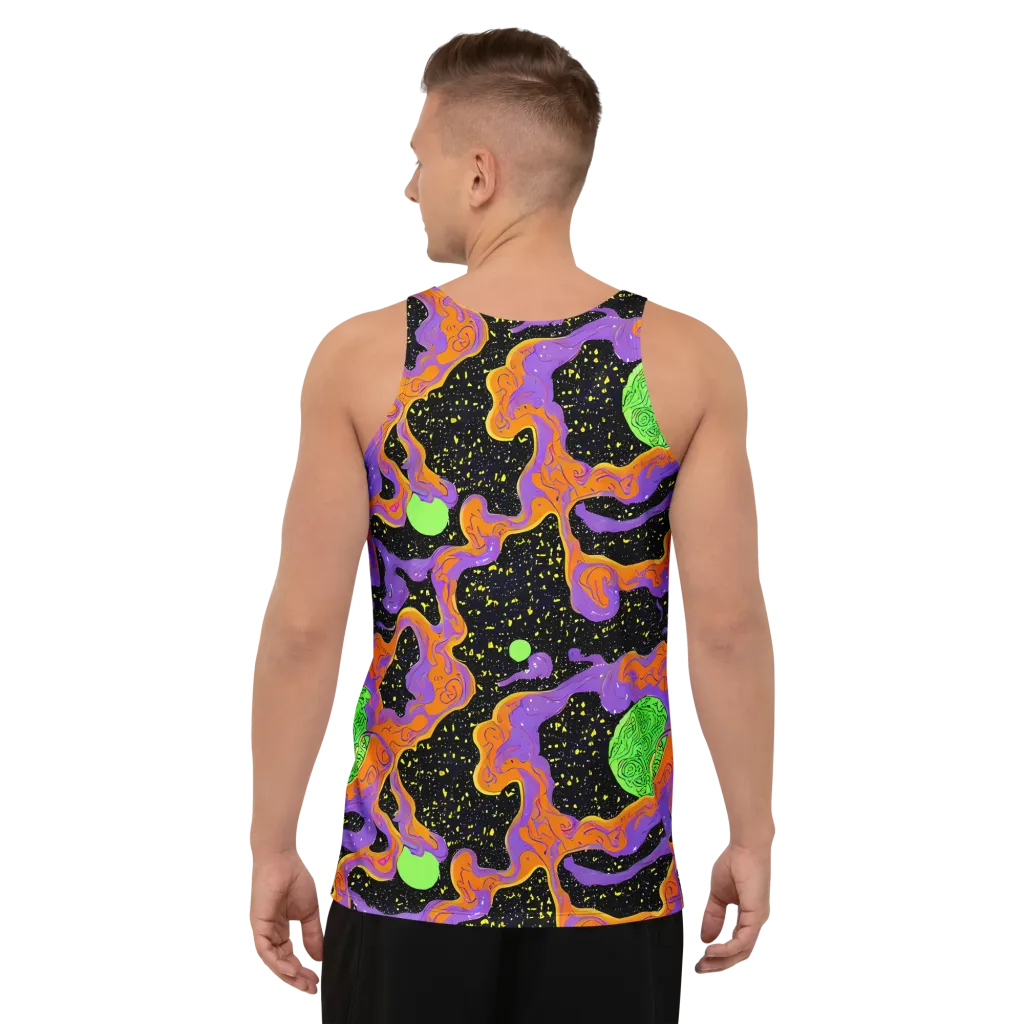 Purple Voltage on Men's Tank Top — Back