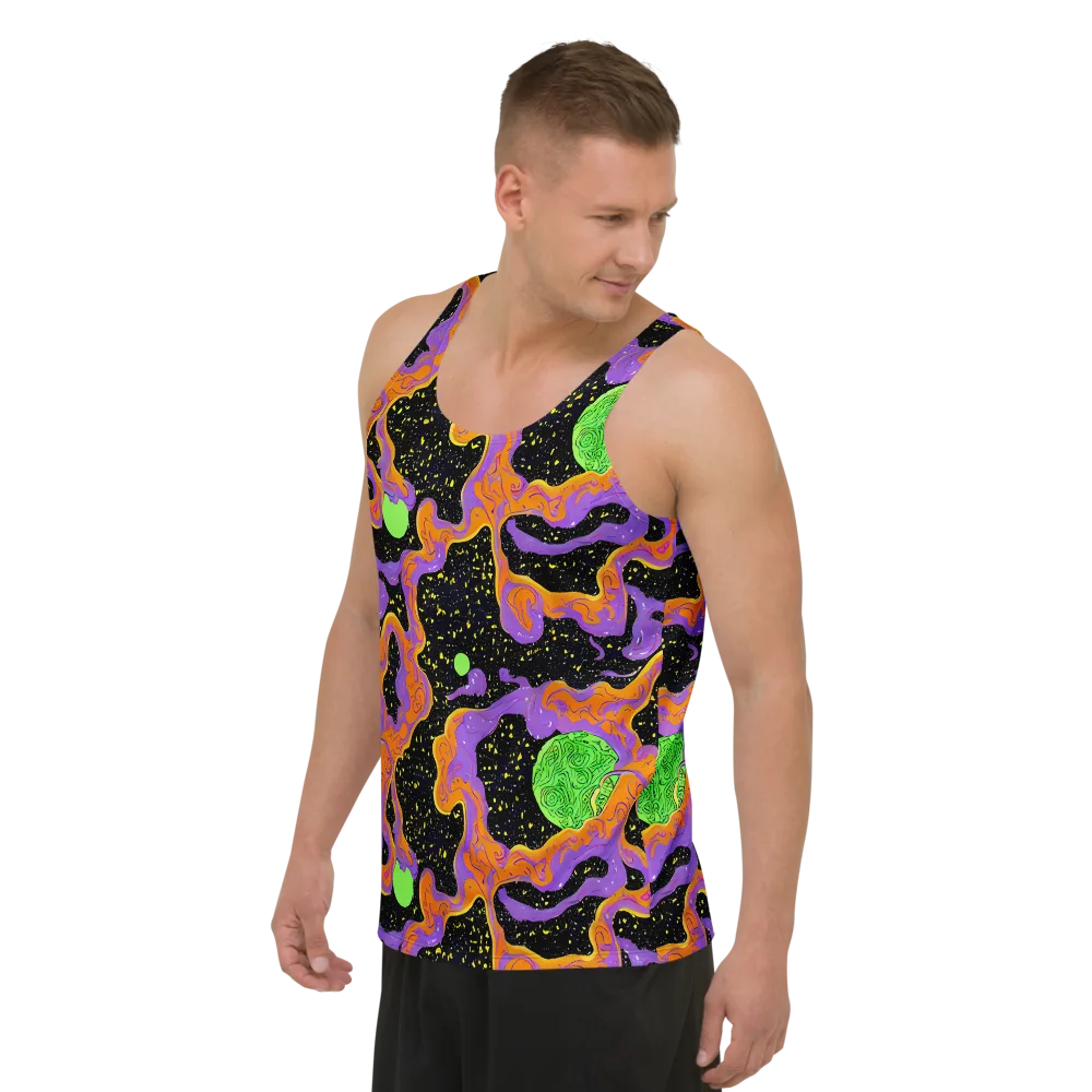 Purple Voltage on Men's Tank Top — Left Front