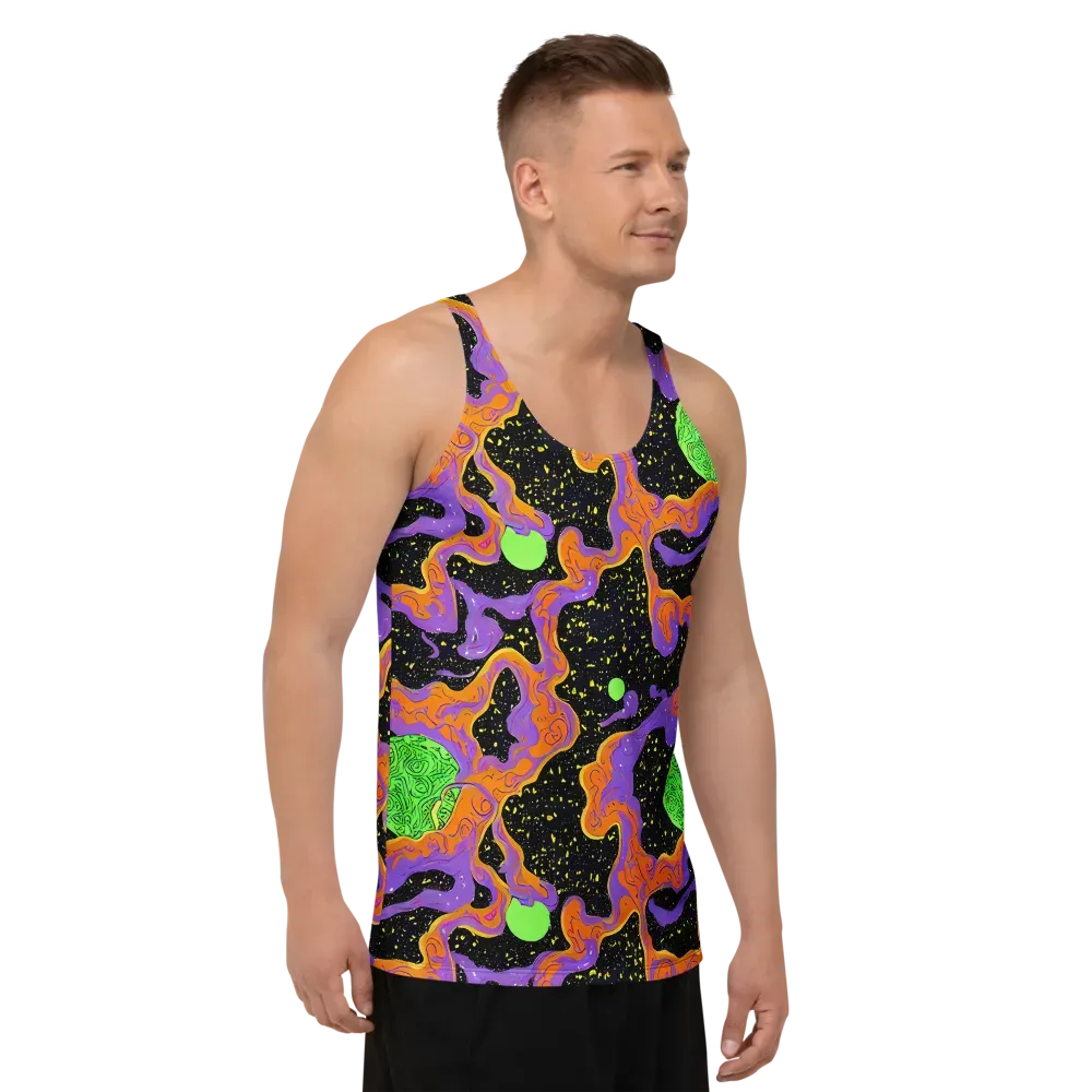 Purple Voltage on Men's Tank Top — Right Front