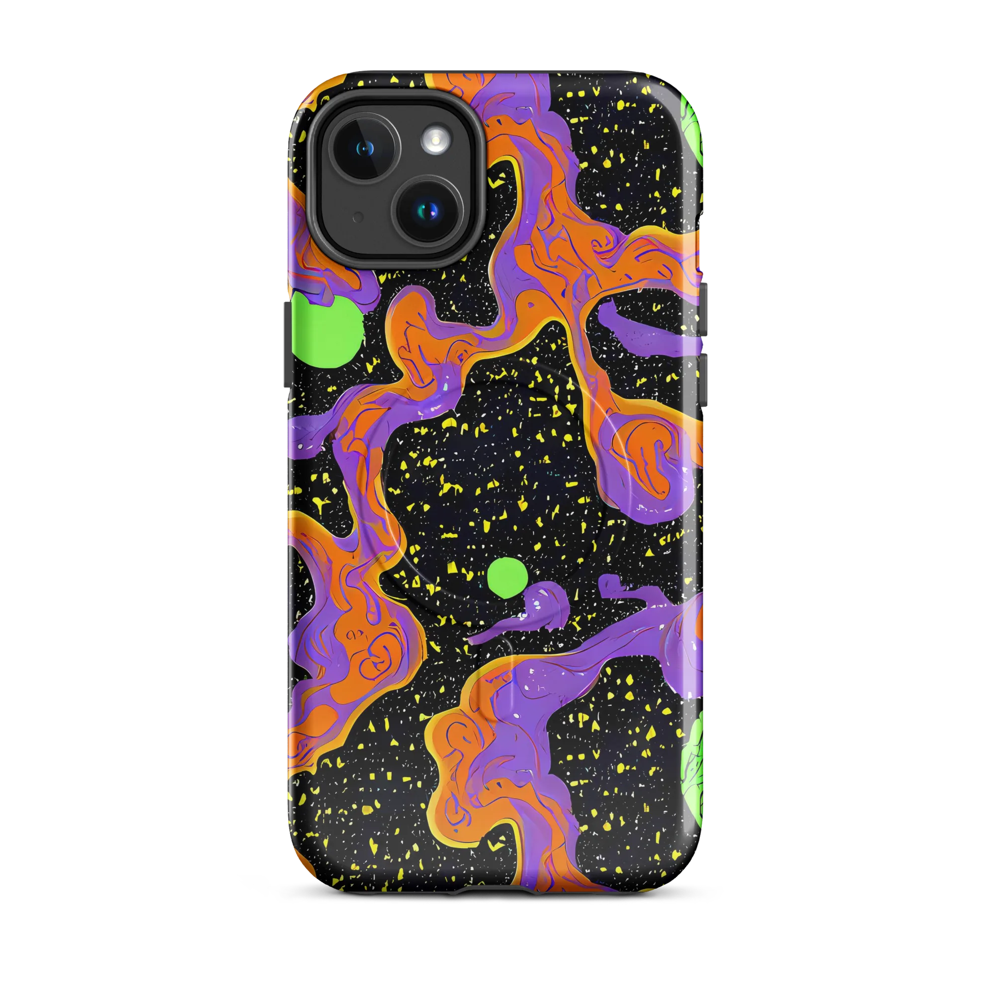 Purple Voltage on MagSafe Tough Case for iPhone® — Front