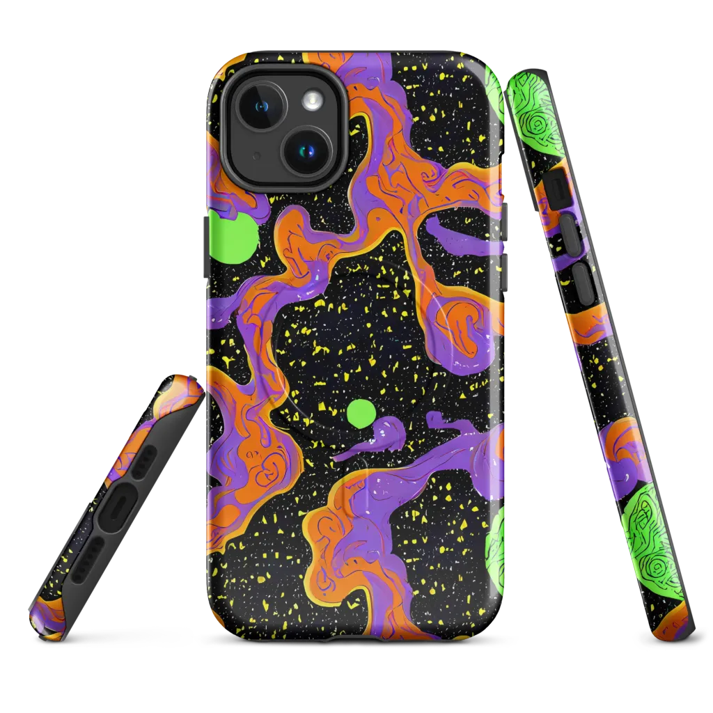 Purple Voltage on MagSafe Tough Case for iPhone® — Front