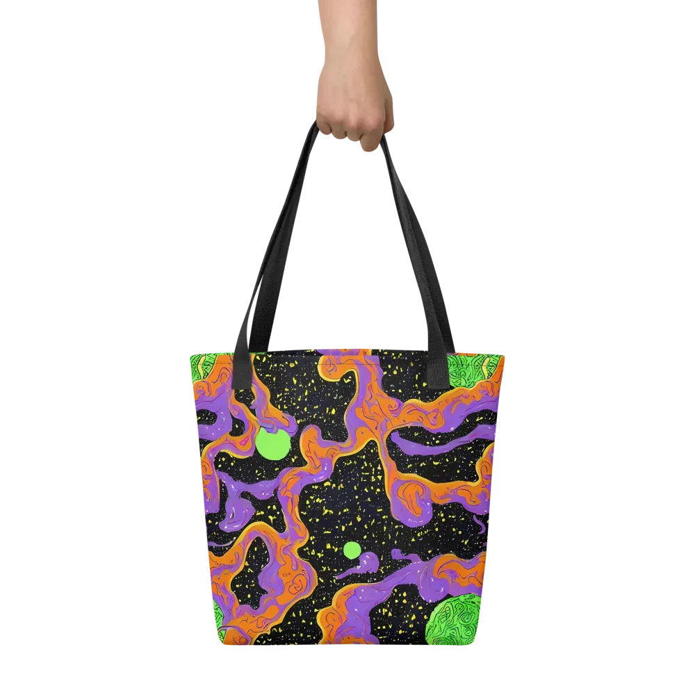 Purple Voltage on Tote Bag — Front
