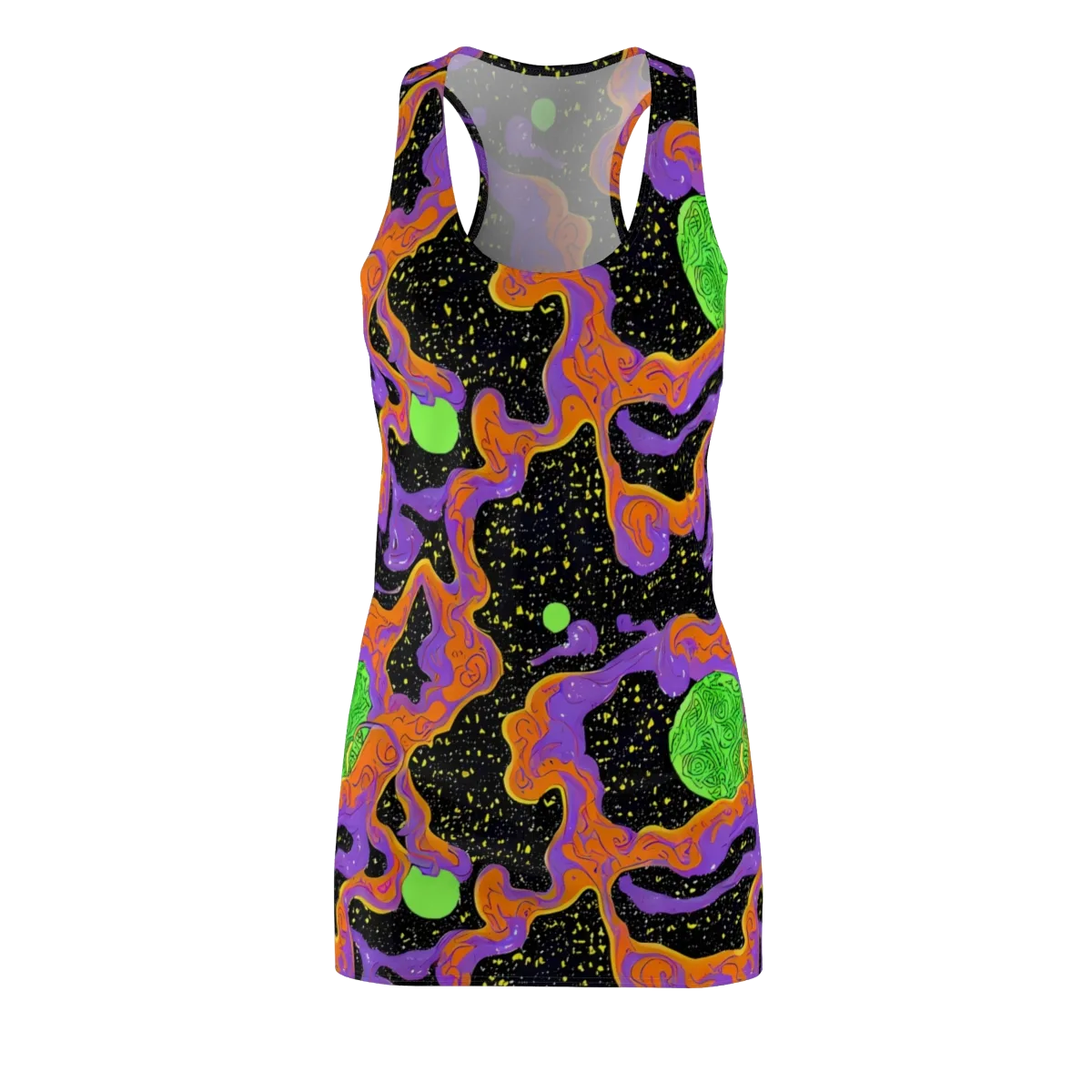 Purple Voltage on Racerback Dress — Front