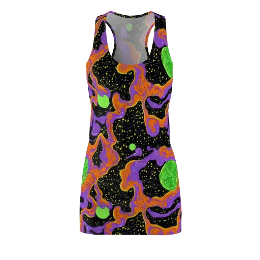 Purple Voltage on a Racerback Dress