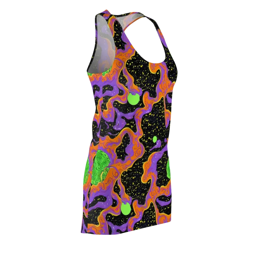 Purple Voltage on Racerback Dress — Front Side