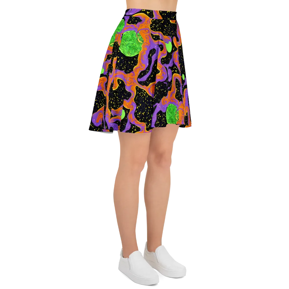 Purple Voltage on Skater Skirt — Right