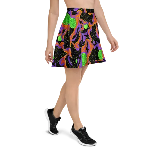 Purple Voltage on a Skater Skirt