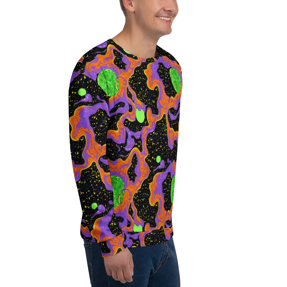 Purple Voltage on Sweatshirt — Right Front