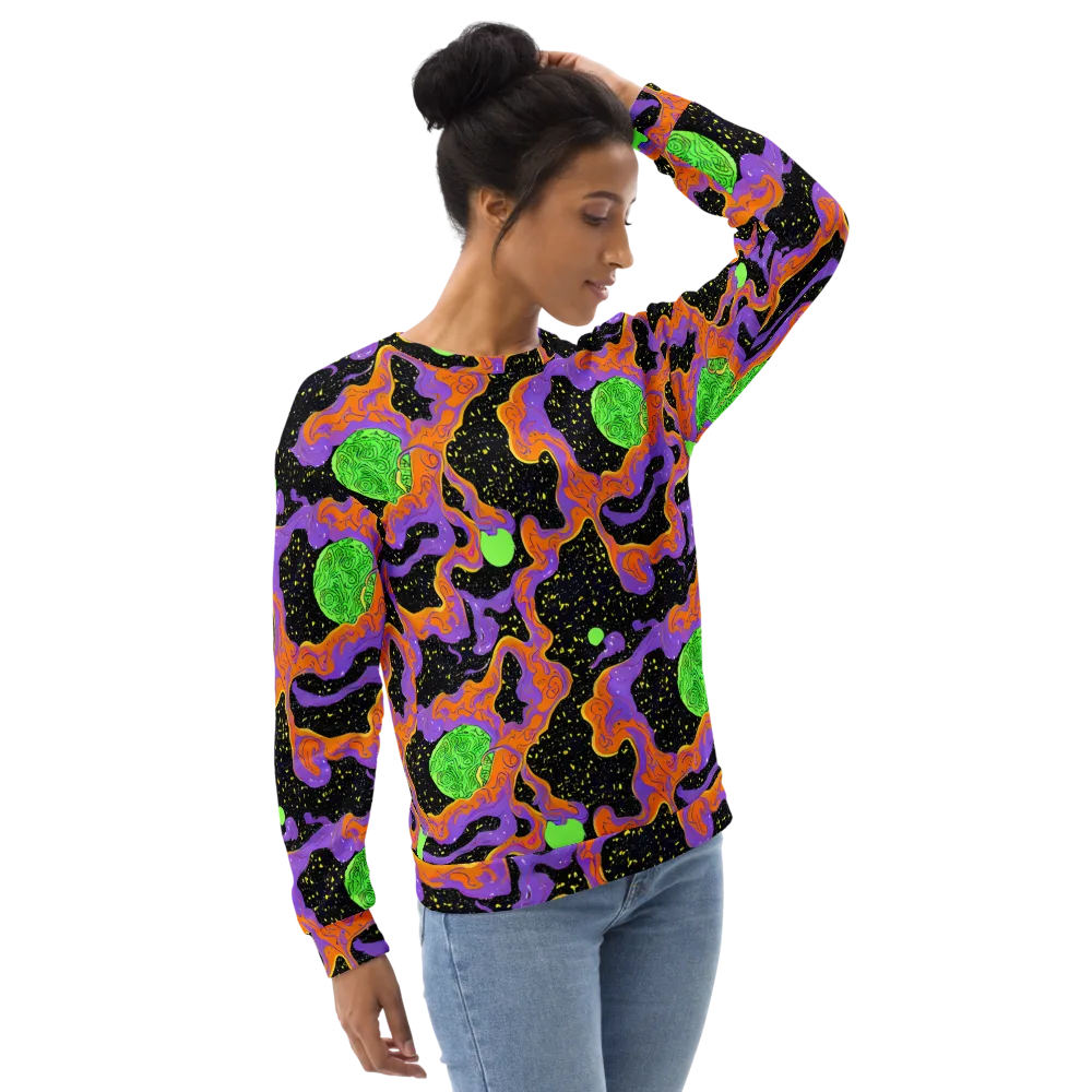Purple Voltage on Sweatshirt — Right Front