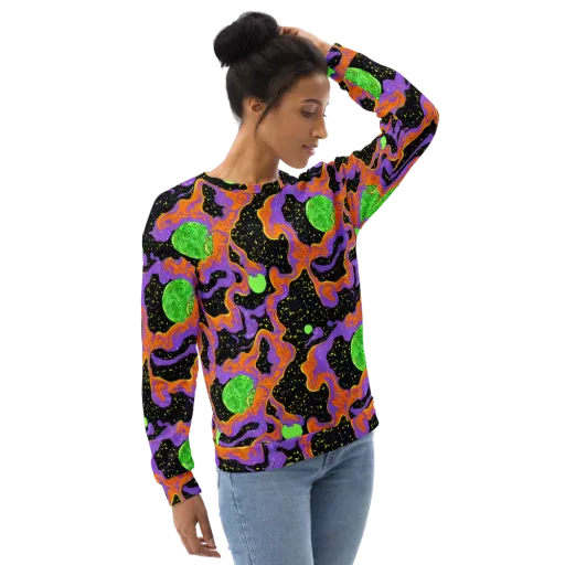 Purple Voltage on a Sweatshirt