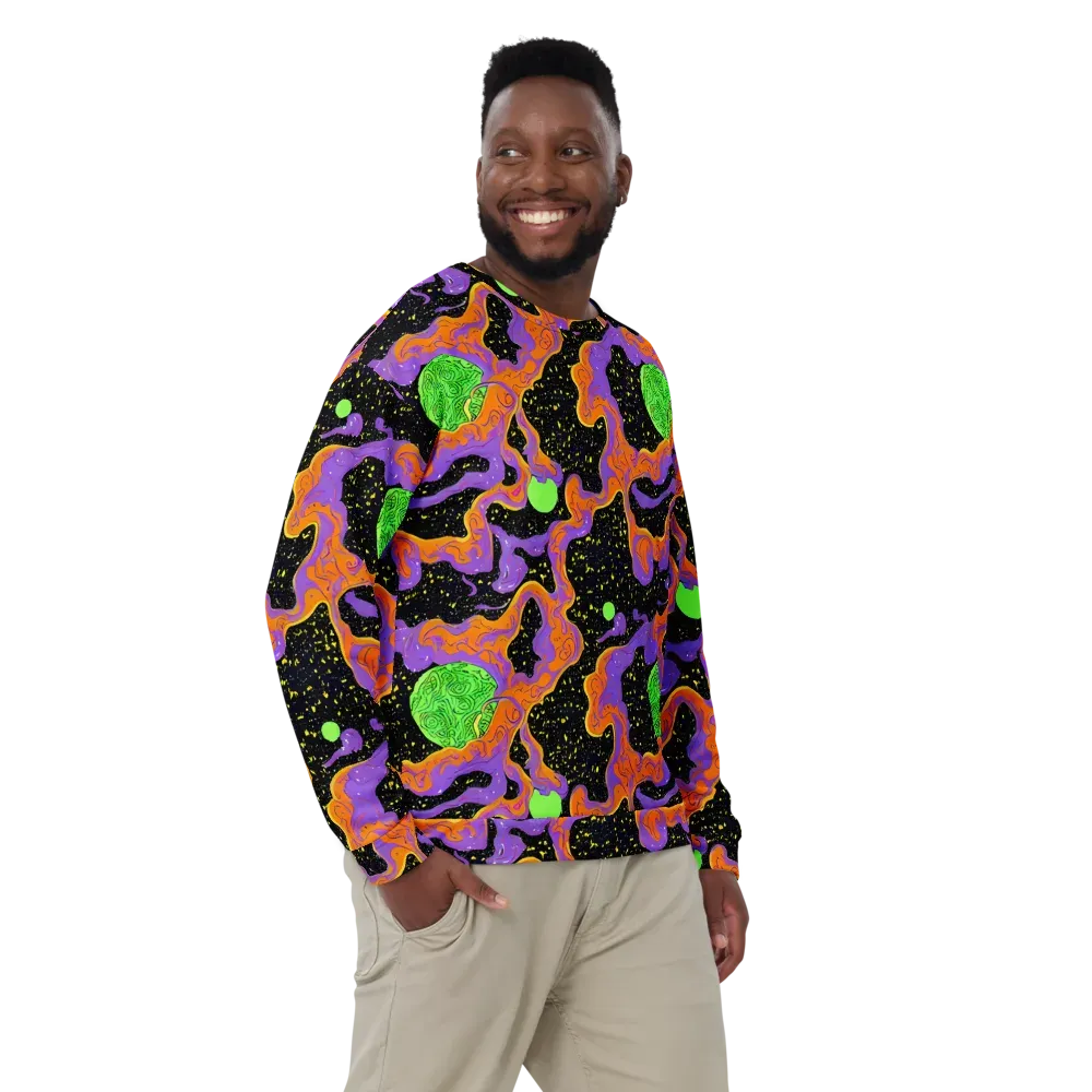 Purple Voltage on Sweatshirt — Front