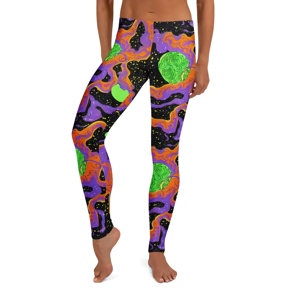 Purple Voltage on Leggings — Front