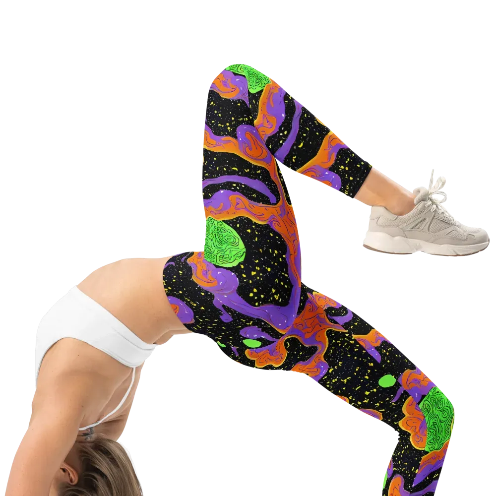 Purple Voltage on Leggings — Right