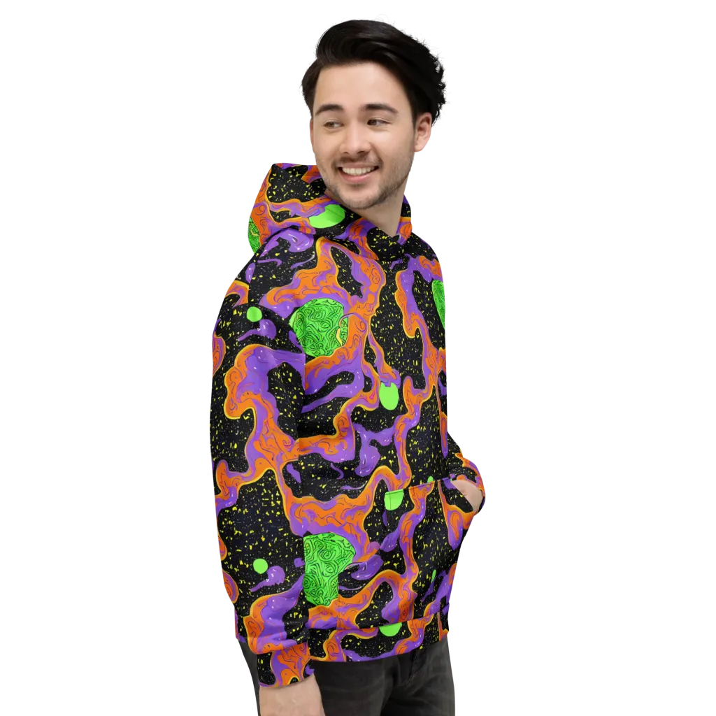 Purple Voltage on Hoodie — Right