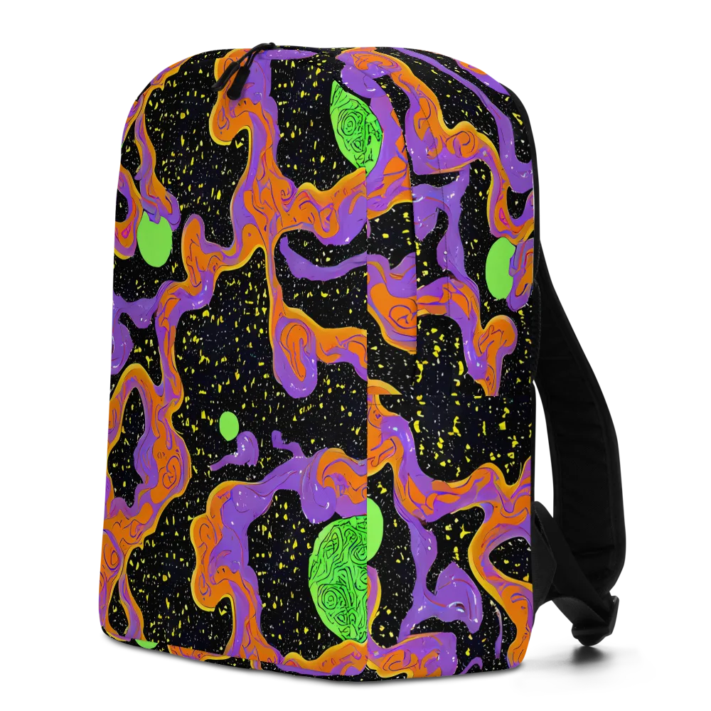 Purple Voltage on Minimalist Backpack — Left