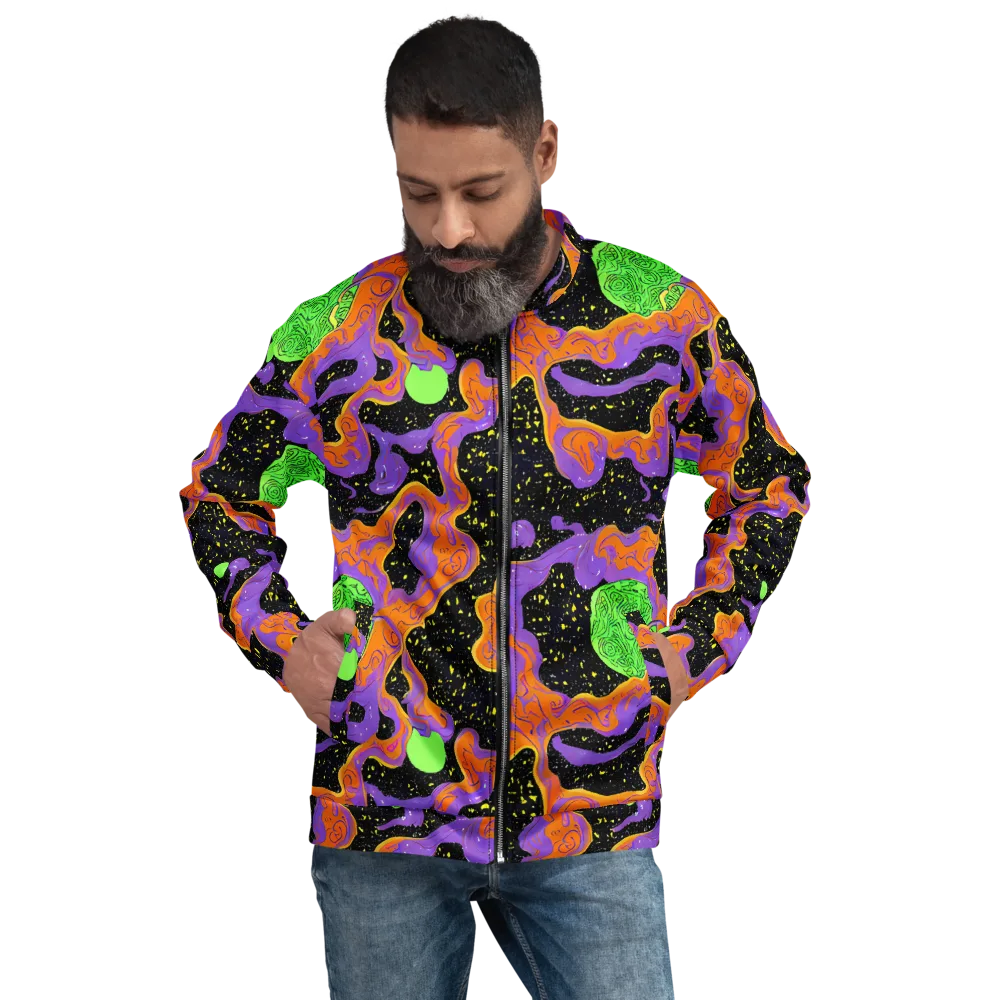 Purple Voltage on Bomber Jacket — Front