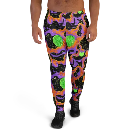 Purple Voltage on a Men's Joggers
