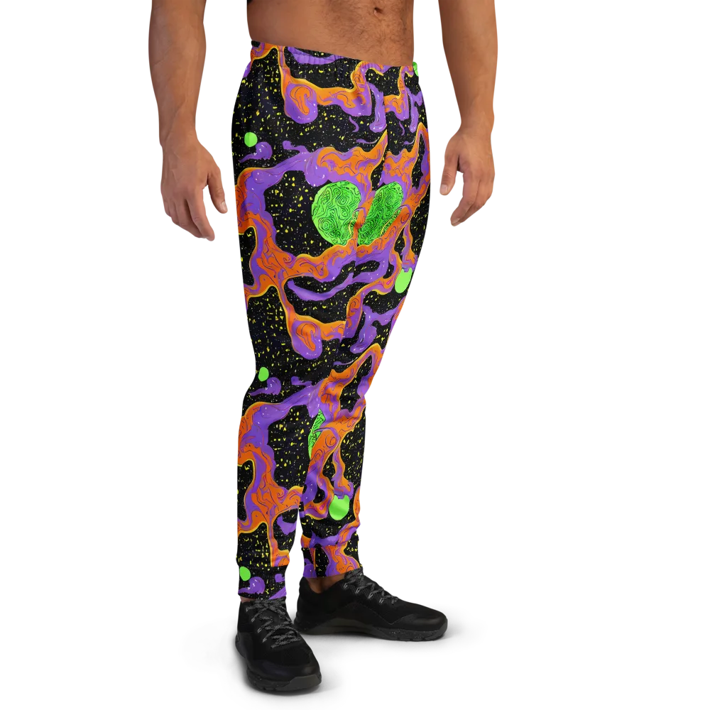 Purple Voltage on Men's Joggers — Right