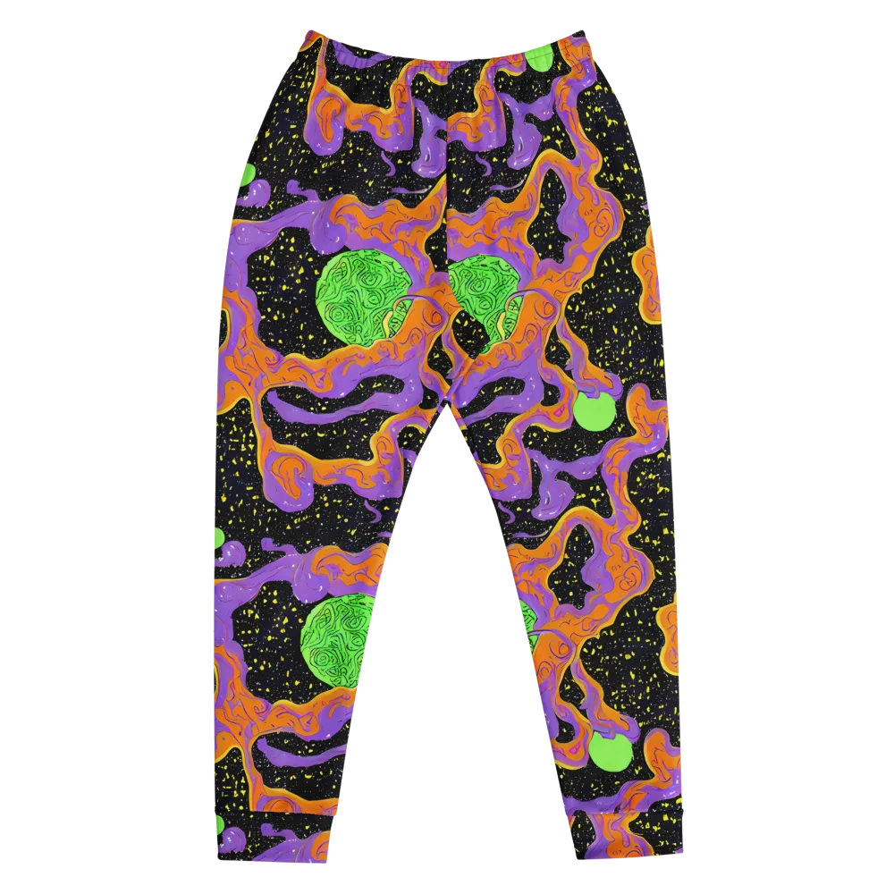 Purple Voltage on Men's Joggers — Front