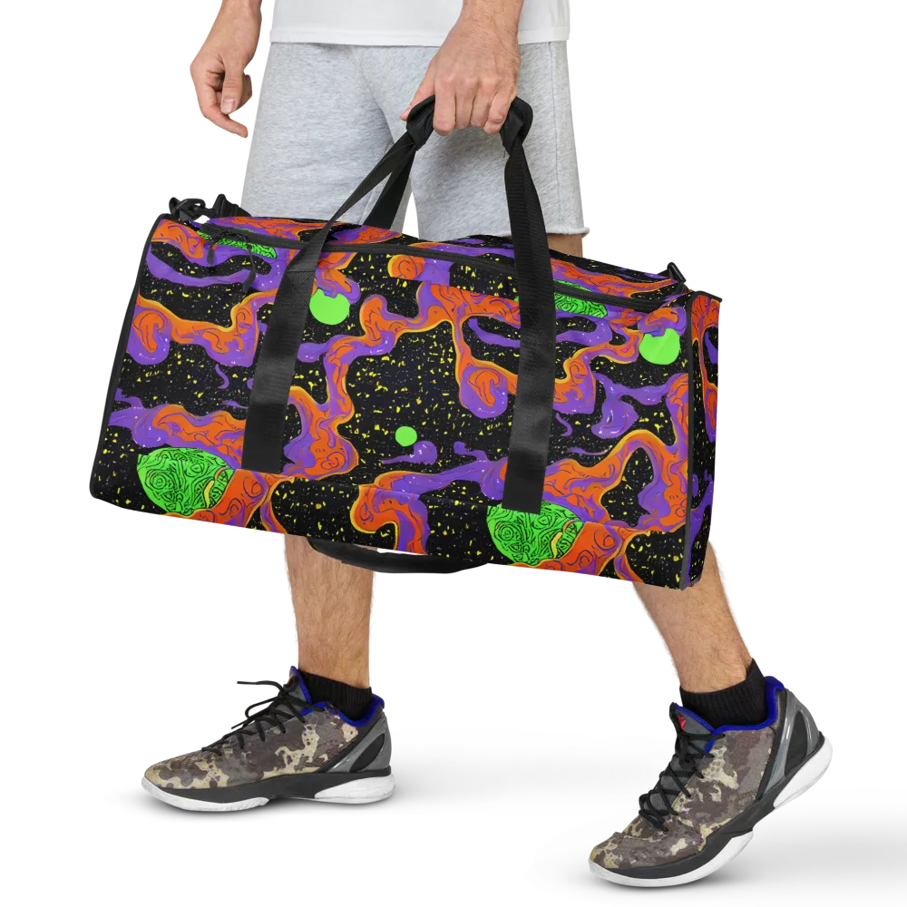 Purple Voltage on Duffle Bag — Front