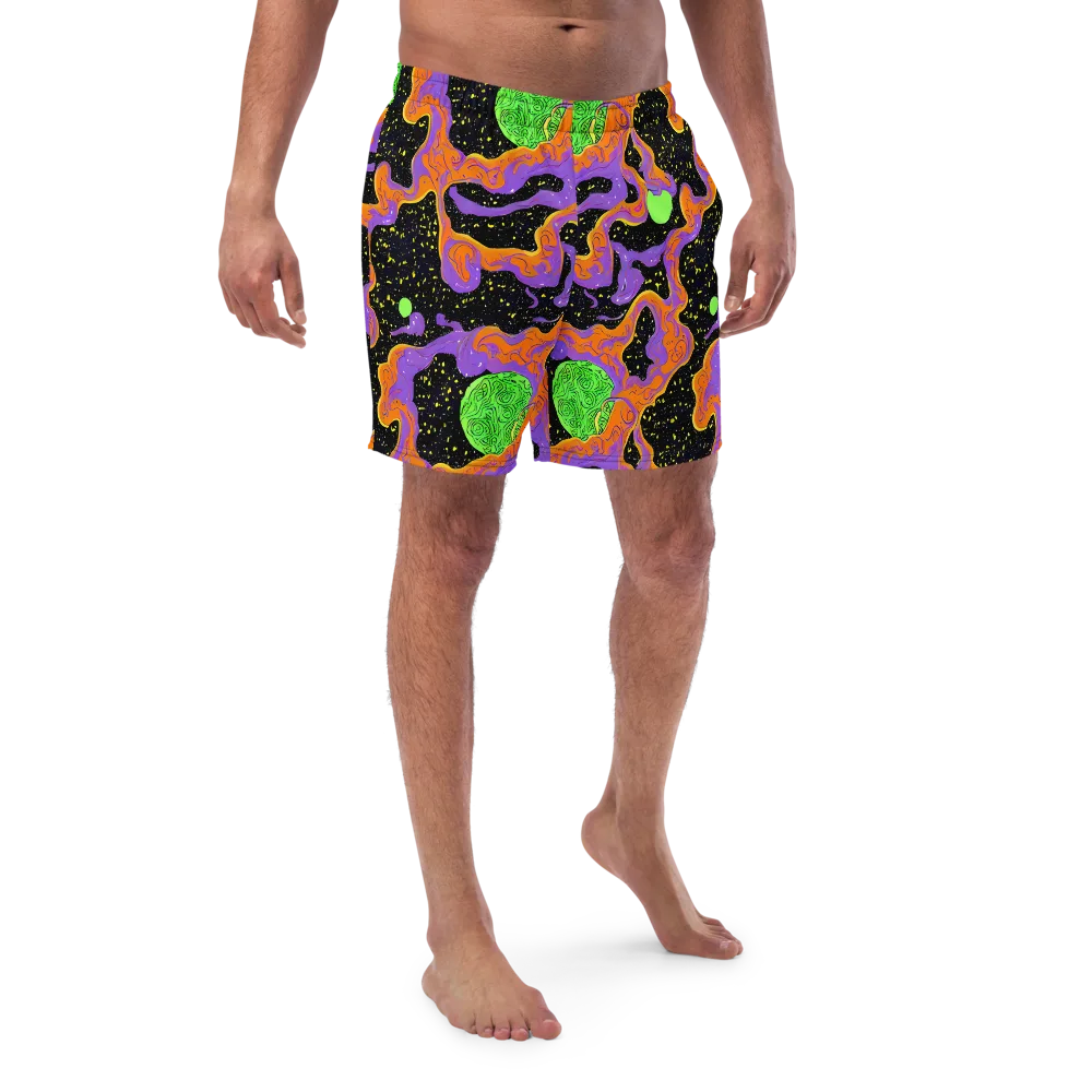 Purple Voltage on Swim Trunks — Front