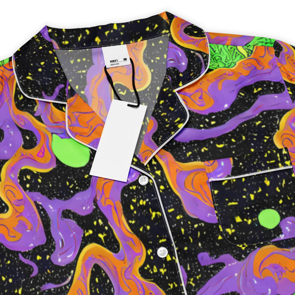 Purple Voltage on Women's Short Sleeve Pajama Top — Product details