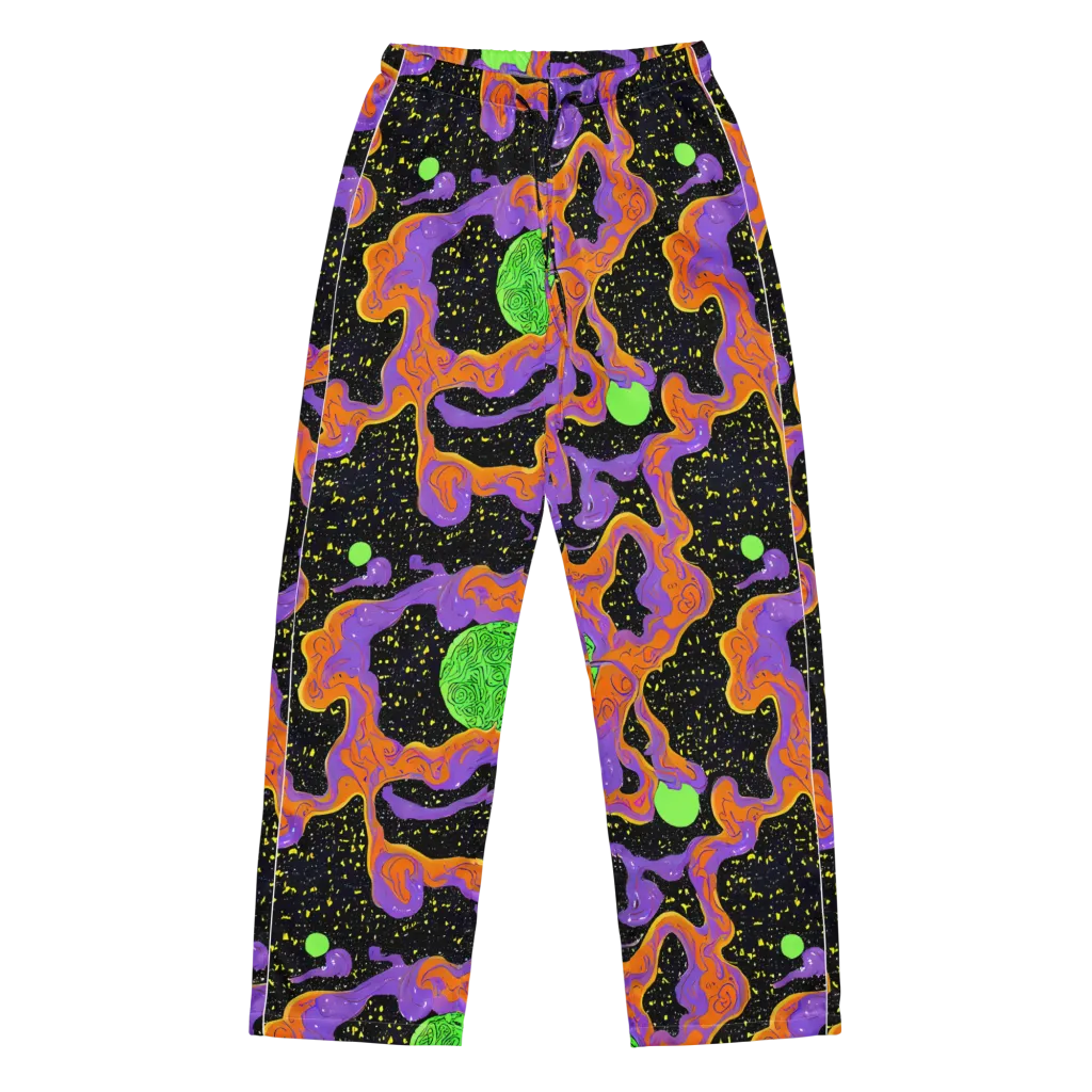 Purple Voltage on Women's Pajama Pants — Front