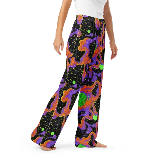 Purple Voltage on a Women's Pajama Pants