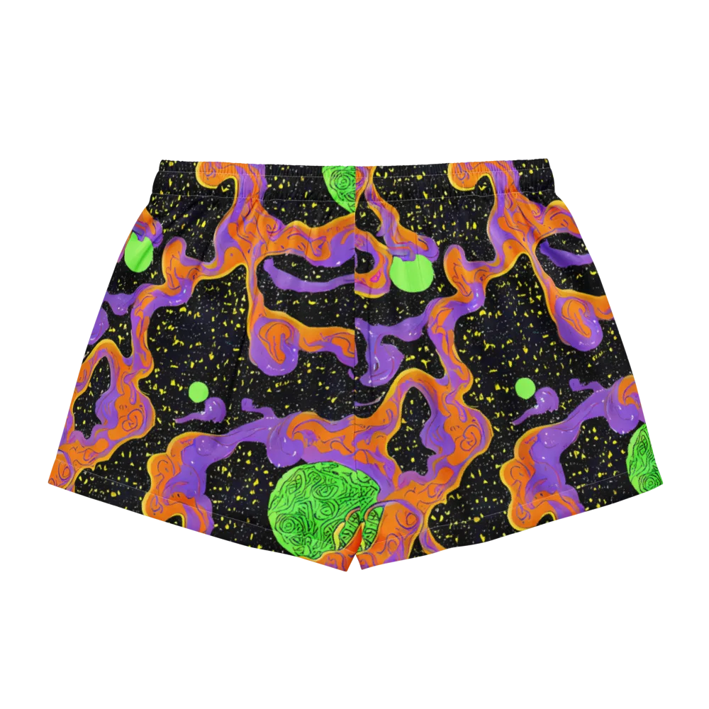 Purple Voltage on Women's Pajama Shorts — Back