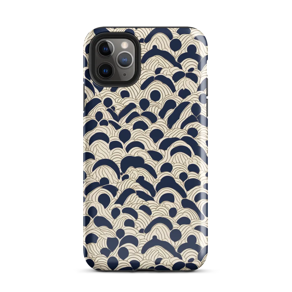 Midnight Seigaiha on Tough Case for iPhone® — Front