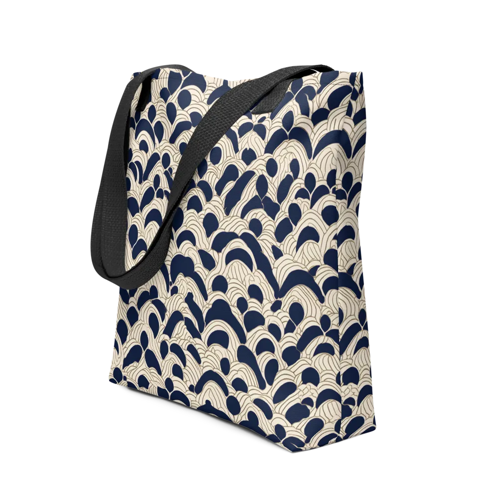 Midnight Seigaiha on Tote Bag — Front