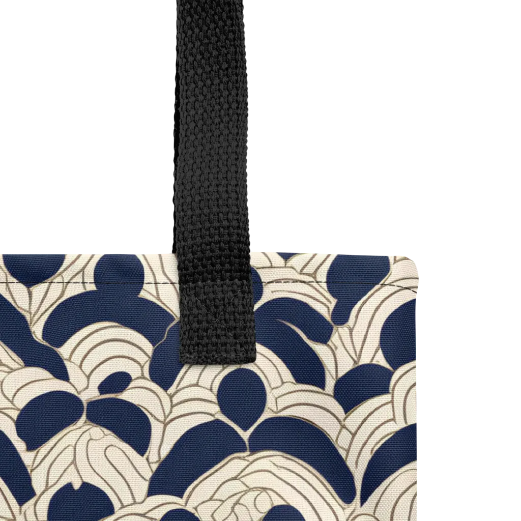 Midnight Seigaiha on Tote Bag — Product details