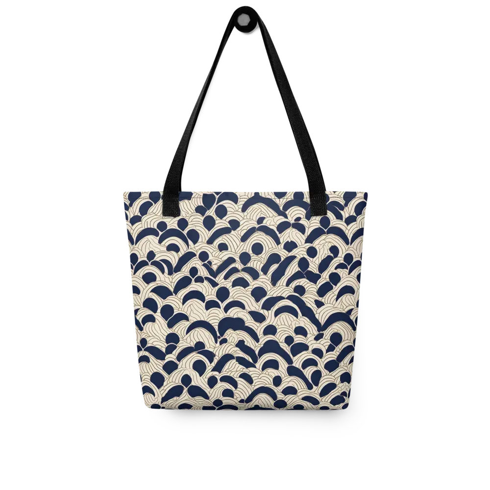 Midnight Seigaiha on Tote Bag — Front