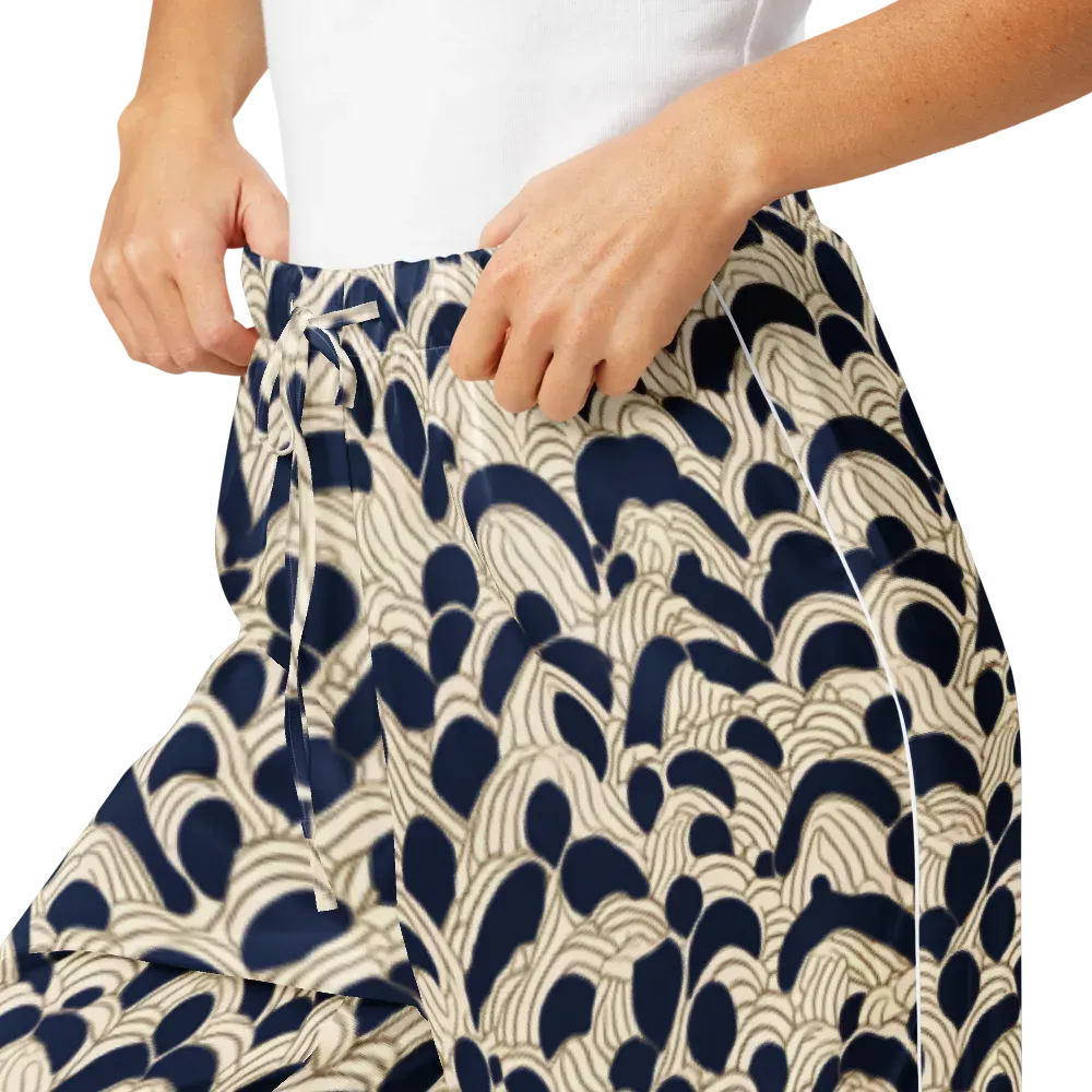 Midnight Seigaiha on Women's Pajama Pants — Product details