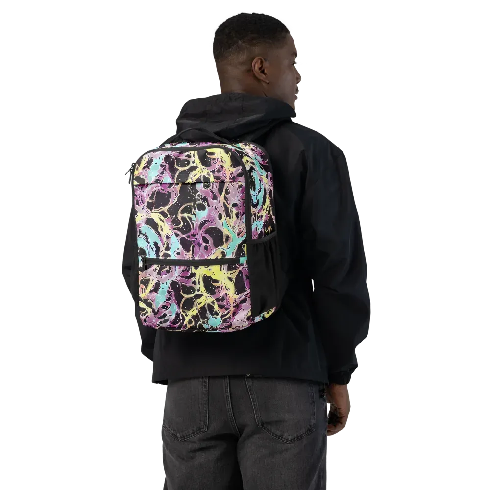Dreams in Orbit on Utility Backpack — Back