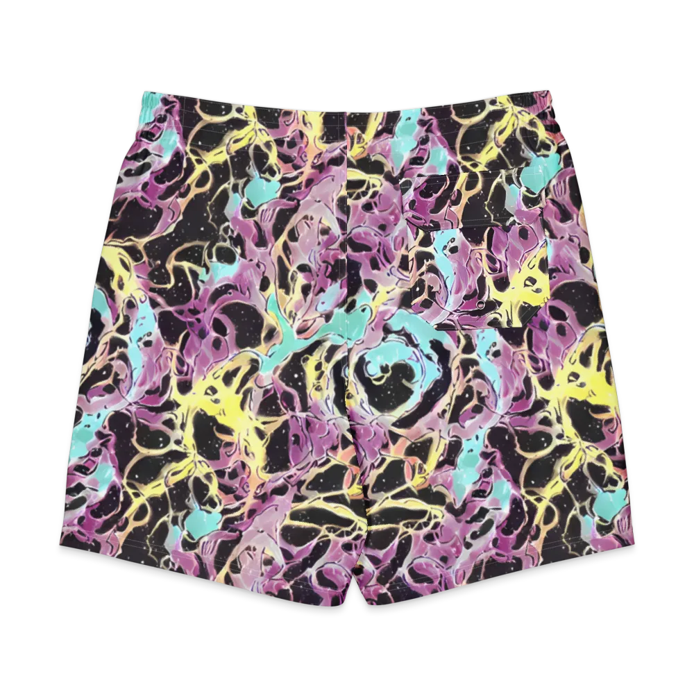 Dreams in Orbit on Men's Board Shorts — Back