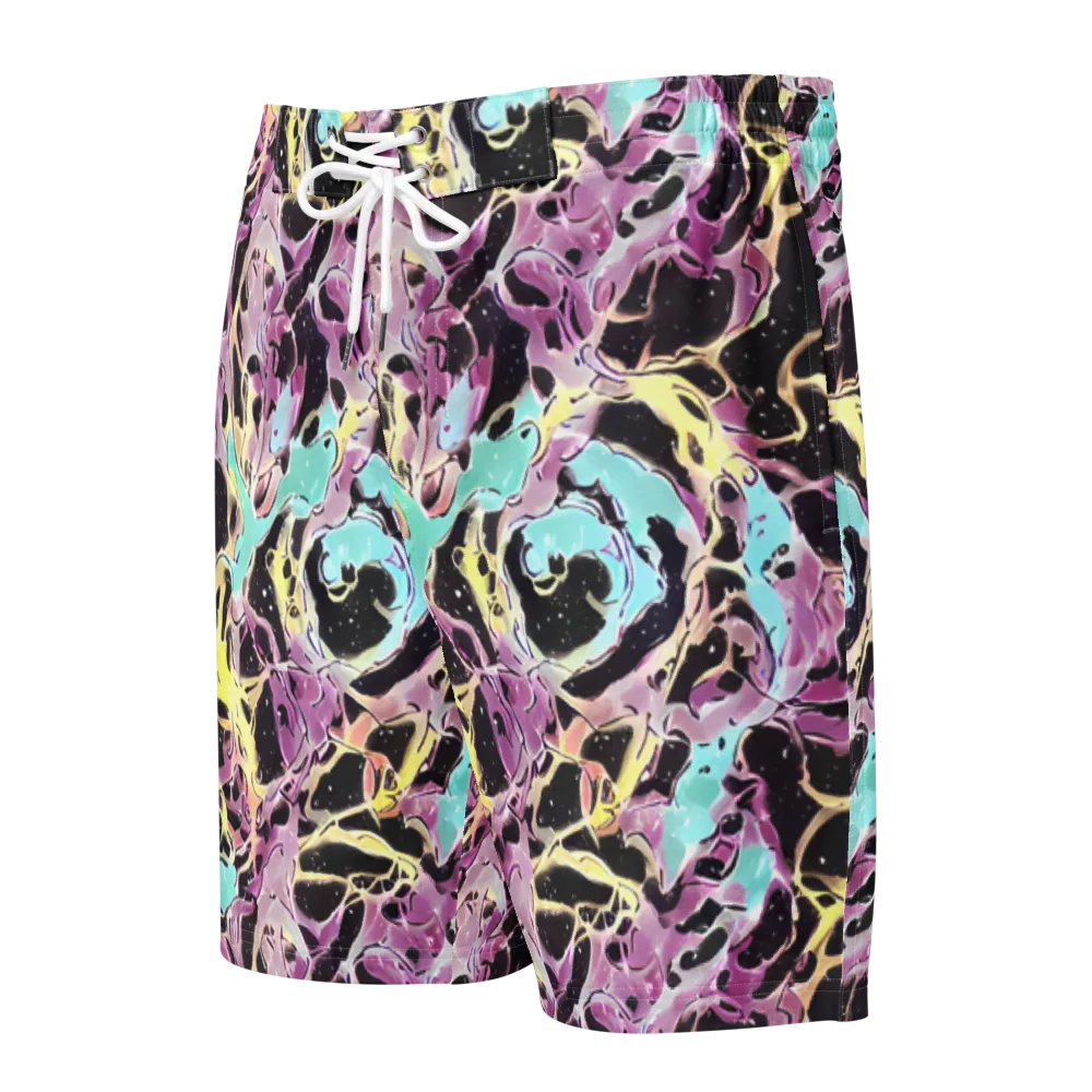 Dreams in Orbit on Men's Board Shorts — Front