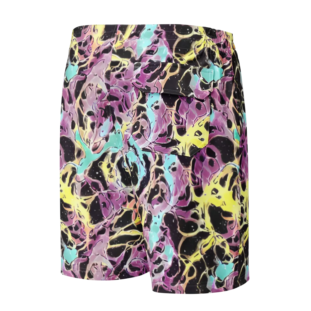Dreams in Orbit on Men's Board Shorts — Back