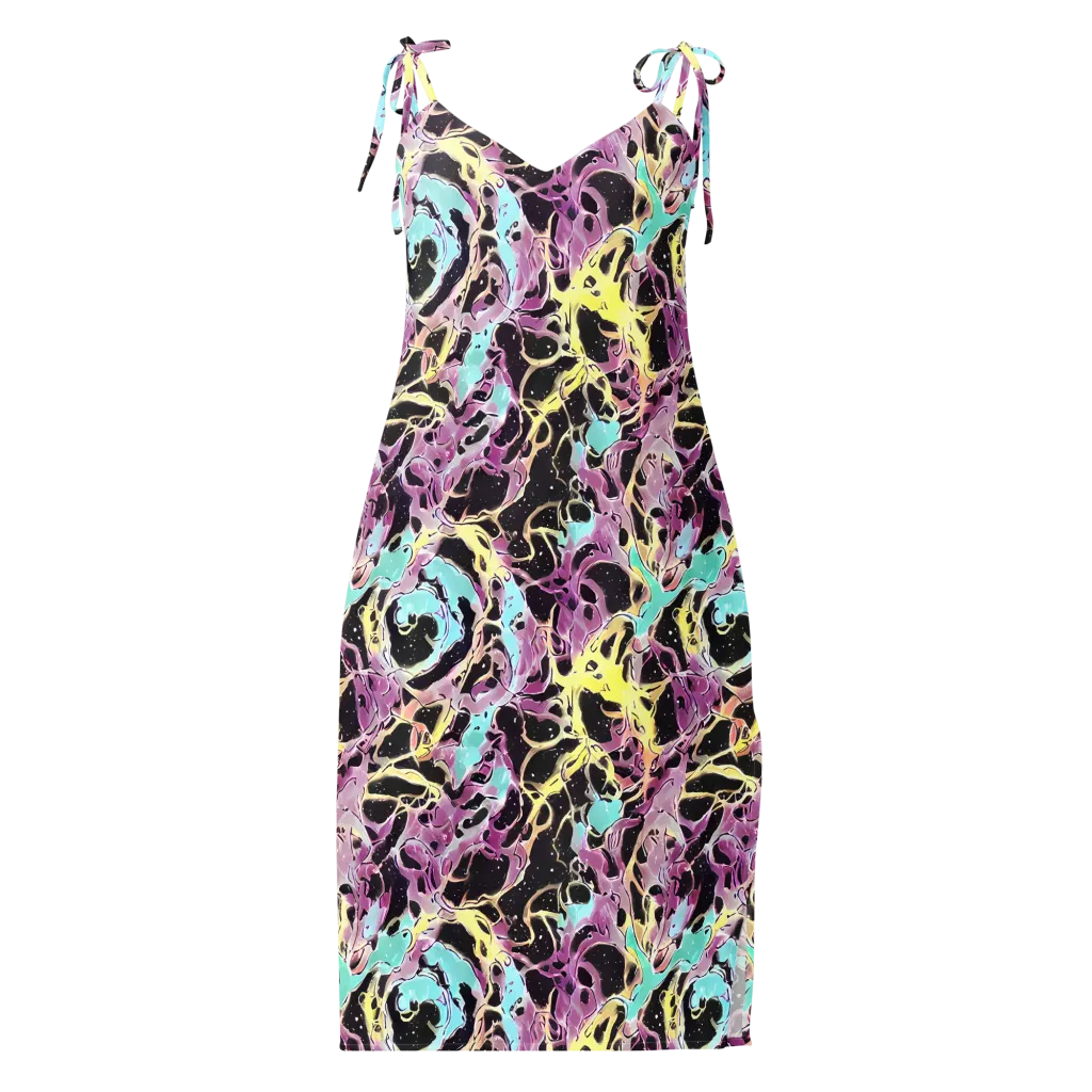 Dreams in Orbit on Slip Dress — Front