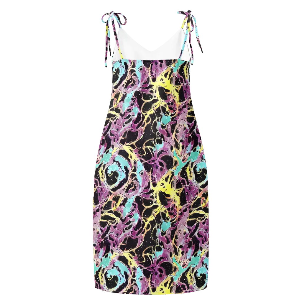 Dreams in Orbit on Slip Dress — Back