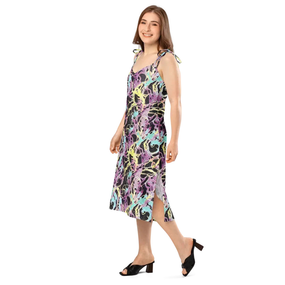 Dreams in Orbit on Slip Dress — Left Front