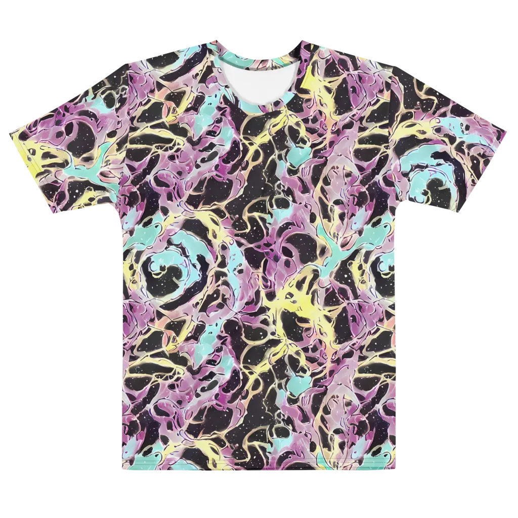 Dreams in Orbit on Men's Cotton Crew Neck T-Shirt — Front